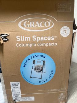 Graco Slim Spaces Compact Baby Swing – Reign