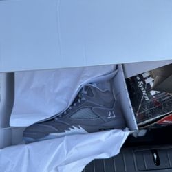 air jordan 5 "wolf grey" size 9