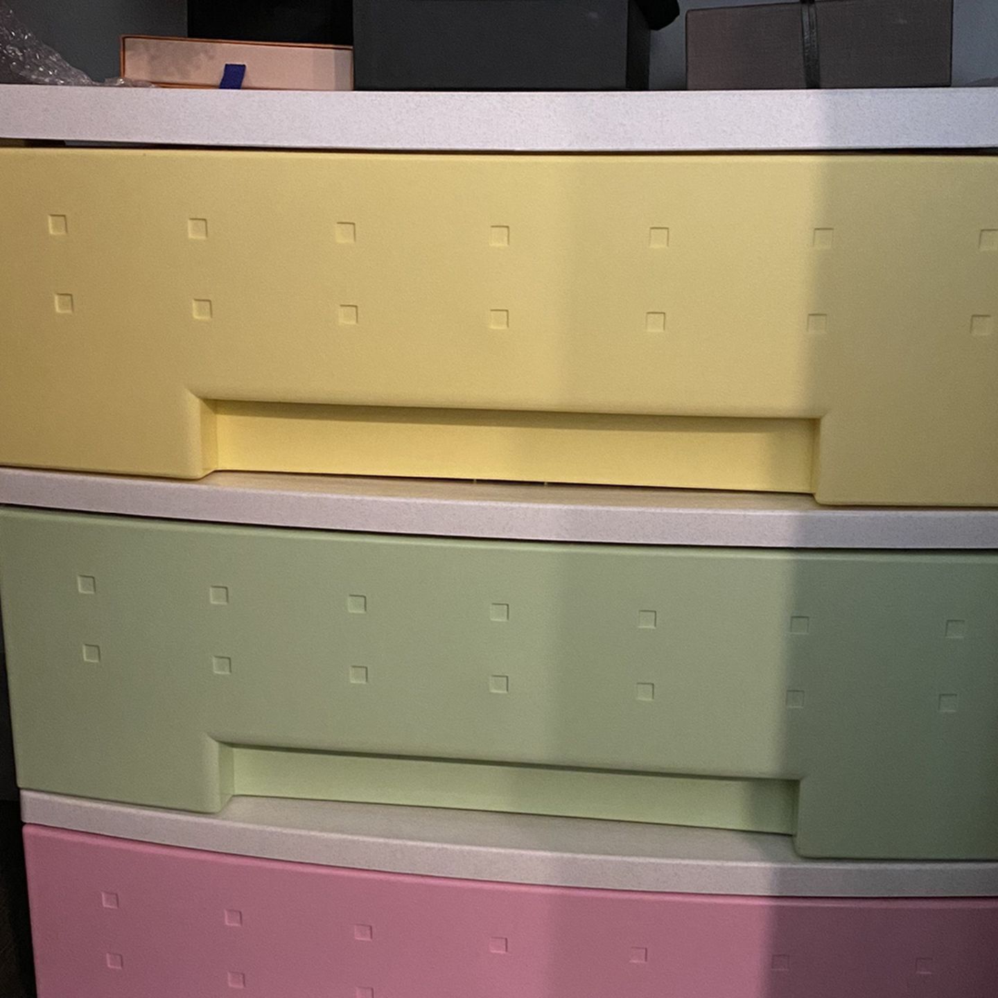 Colorful Plastic Drawers