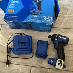Kobalt 24-volt 1/4-in Brushless Cordless Impact Driver (Battery Included and Charger Included)