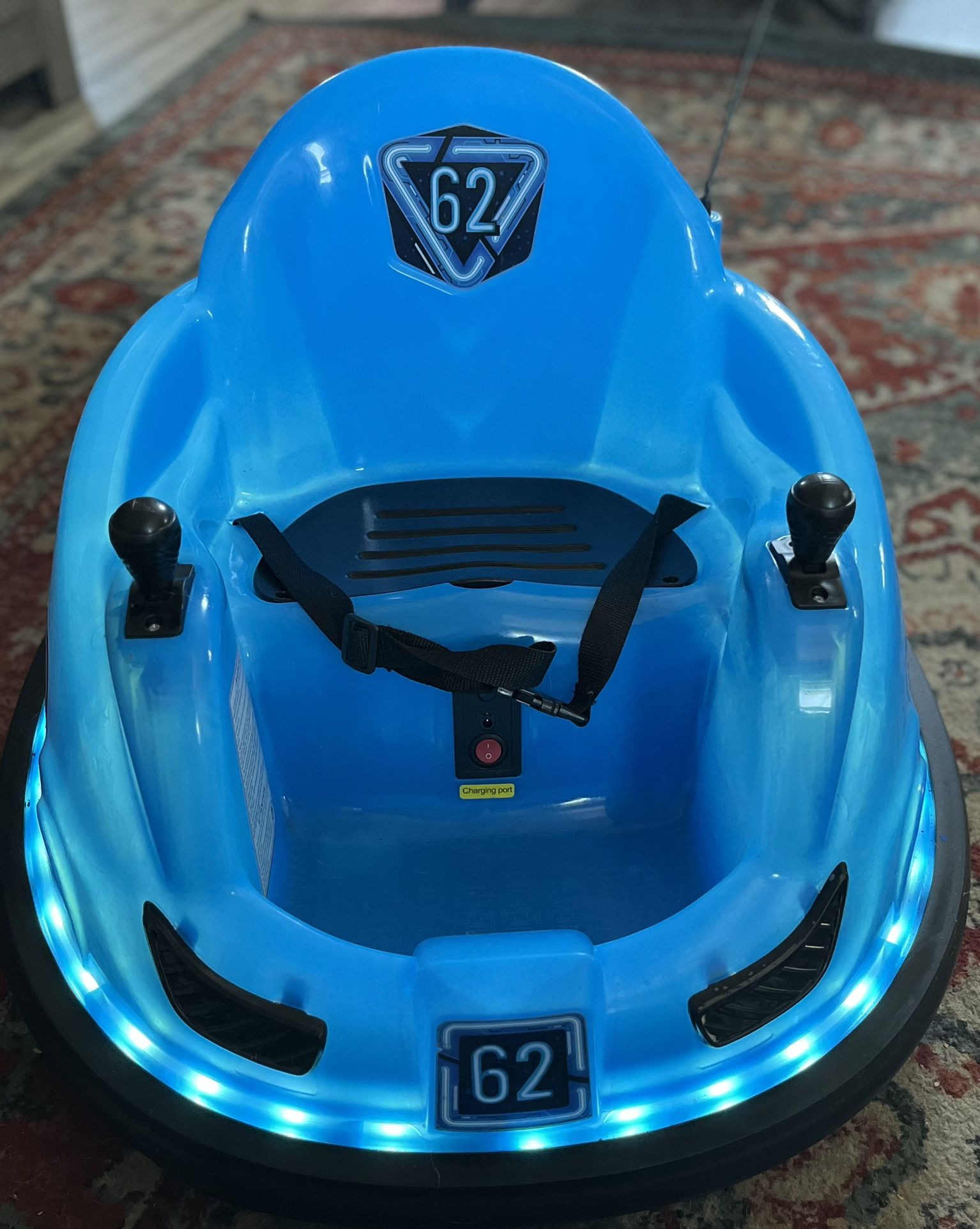 Blue Glow Battery Powered Ride On Toy