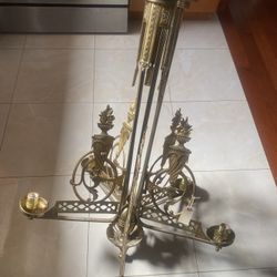 A Brass chanderlier