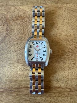Michele Women’s Urban Mini Series Stainless steel watch.