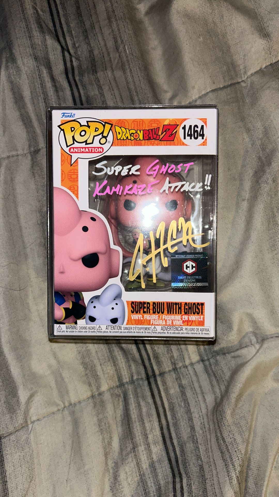 Dragon Ball Z Super Buu With Ghost Signed