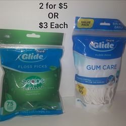 BRAND NEW Oral-B & CVS Health Floss Picks 30-90 Count