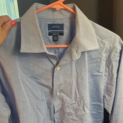 APT 9 Men Dress Shirt Size L