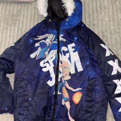 Members Only x Looney Tunes Space Jam Tune Squad Limited Edition Puffer Jacket