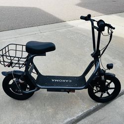 Seated Electric Scooter w/ Full Suspension