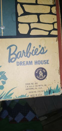 Vintage 1962 Barbie's Dream House by Mattel