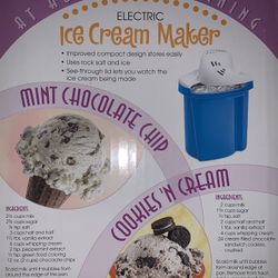 Rival Electric Ice Cream Maker 8804-bl Blue