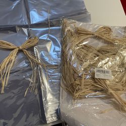 Clear gift sacks and Bows