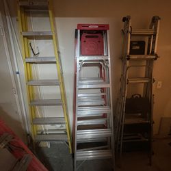 6’ Werner Aluminum Ladder 