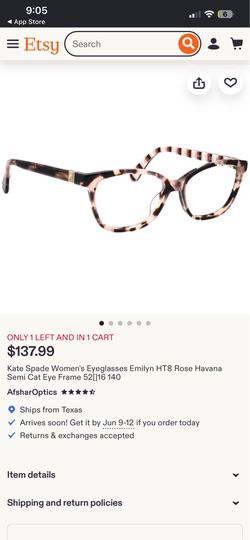 Kate spade glasses