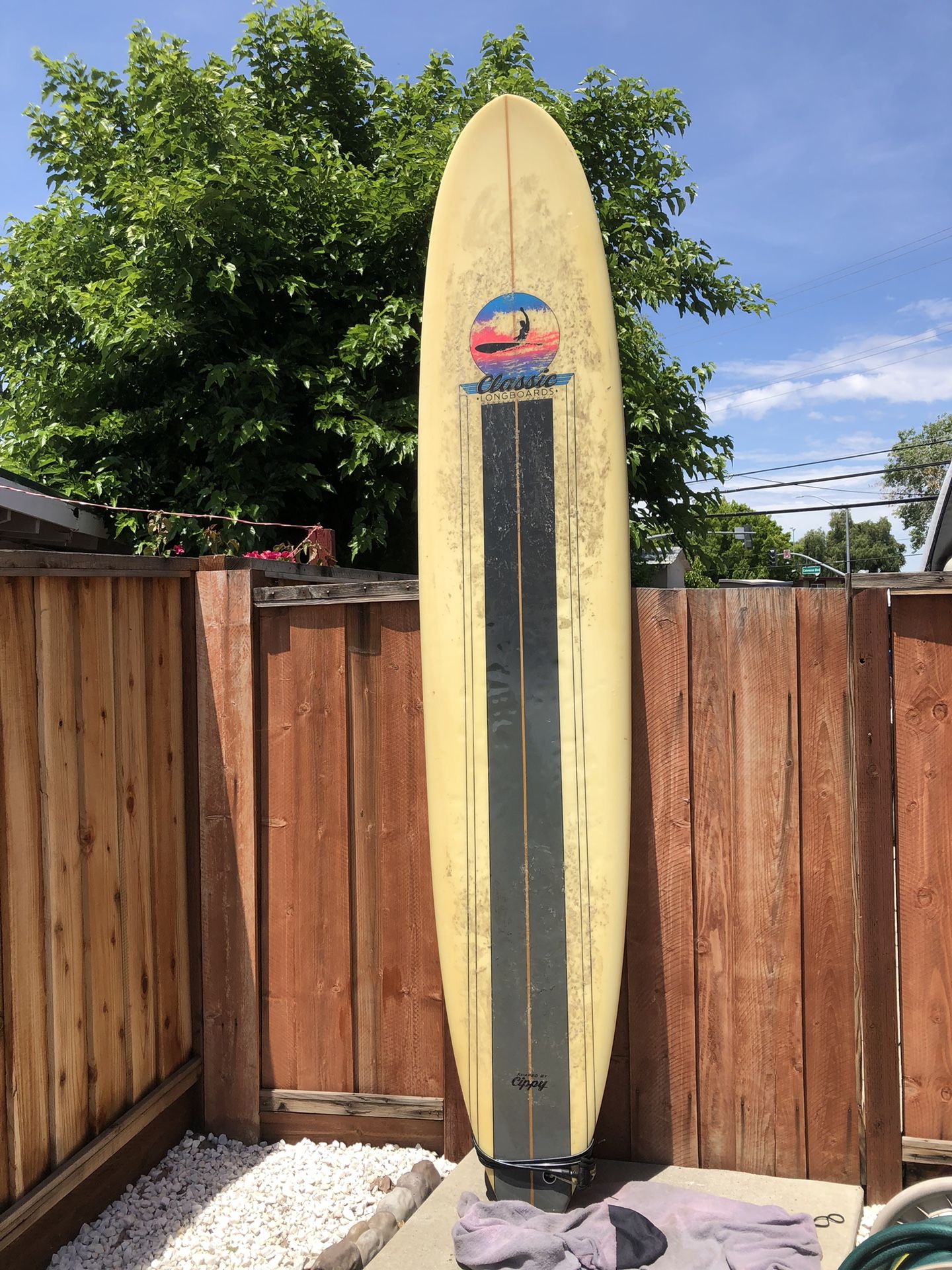  Cippy Cabato, Classic 10’ Longboard Surfboard Honolulu  🔥