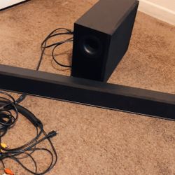 Vizio Home Theater Sound Bar/subwoofer