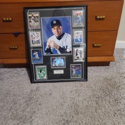 Derek Jeter PROFESSIONAL Photo With Cards