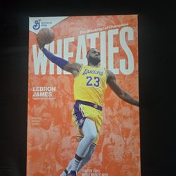 Labron James WHEATIES CEREAL BOX