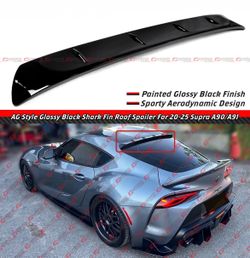 20-26 Toyota Supra AG Style Gloss Black Rear Window Roof Spoiler
