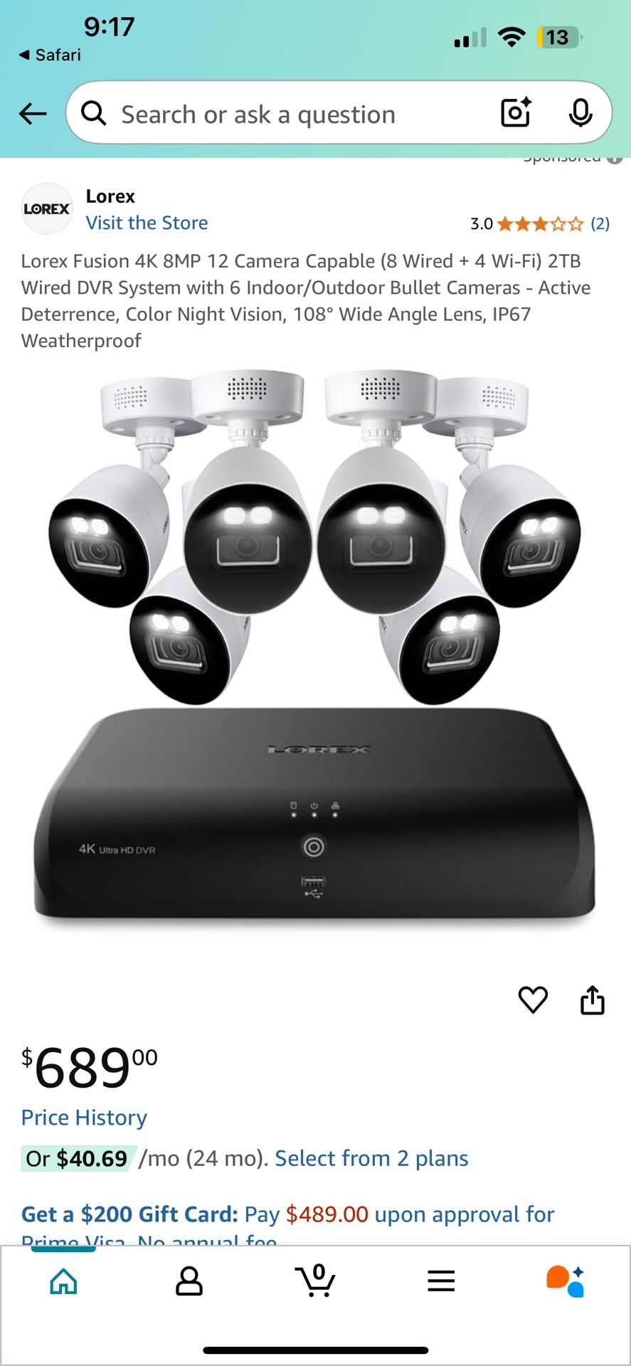 Lorex Camera Set. Everything Included