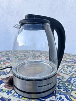 ☕ Hamilton Beach Glass Electric Kettle – Fast Boil | Works Great!