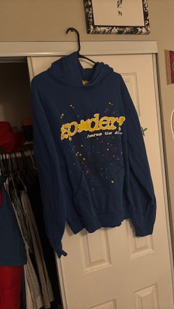 Blue spider hoodie
