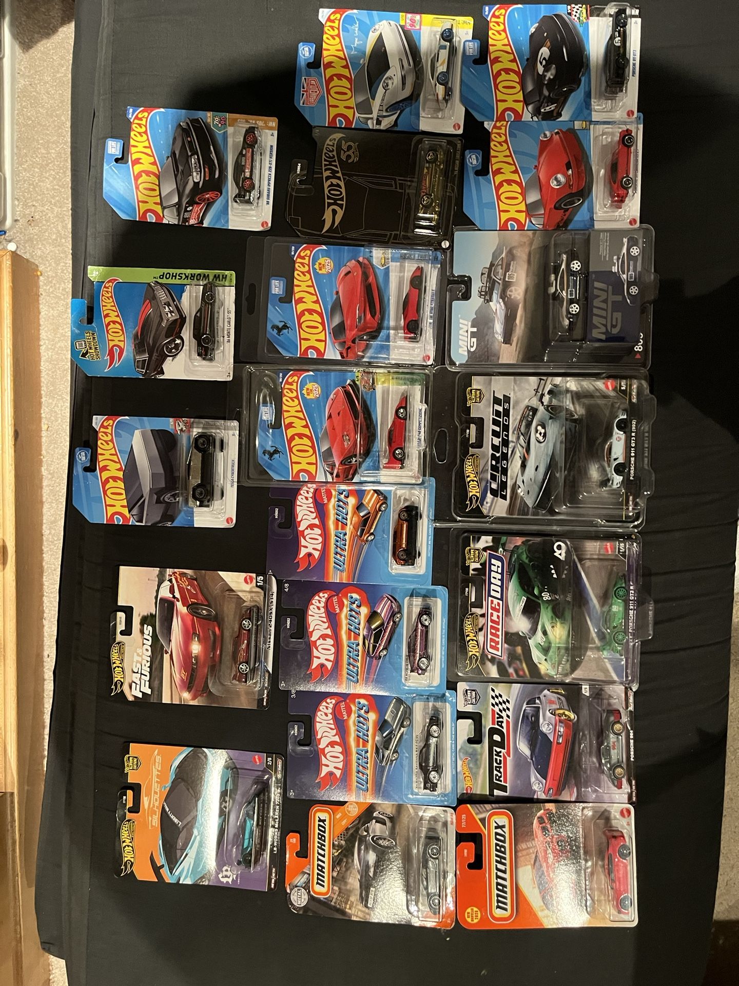 Hotwheels Diecast, Premiums, Silver Series, Matchbox , Mini GT, Ultra Hots, And More