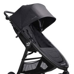 Baby Jogger City Mini GT2 All-Terrain Stroller Black Complete with Adjustable Handlebar Hand-Operated Parking Brake and car seat Adapter