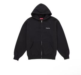 Brand New Supreme Paris Is Burning Zip-Up Hoodie - Black (Size Medium) - SS26