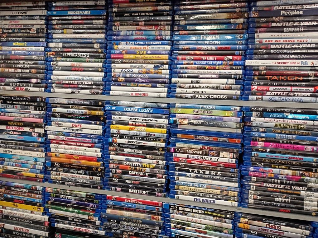 BLU RAY MOVIES $2 Each