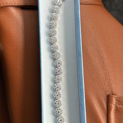 White Gold Diamond Bracelet 