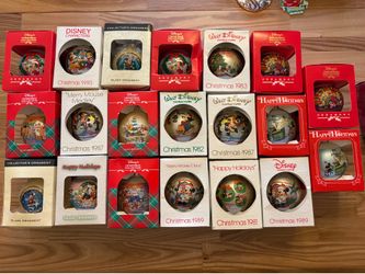 Disney Christmas Collection Ornaments 80s, 90s, Star Wars, Star Trek, and more! (Lot of 32)