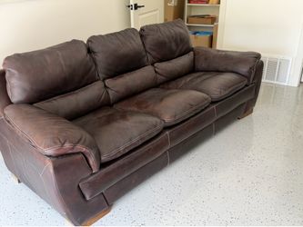 leather couch