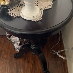 Two Black Tables
