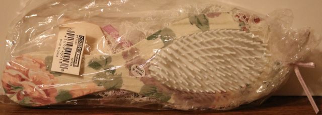 Young girl's Fabric Mirror Hairbrush