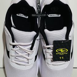 Men’s Memory Foam Athletic Sneakers — Size 11
