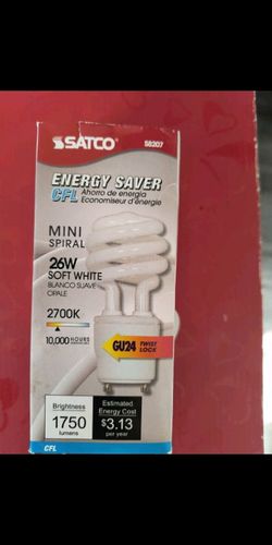 26 Watt Mini Spiral Light Bulb