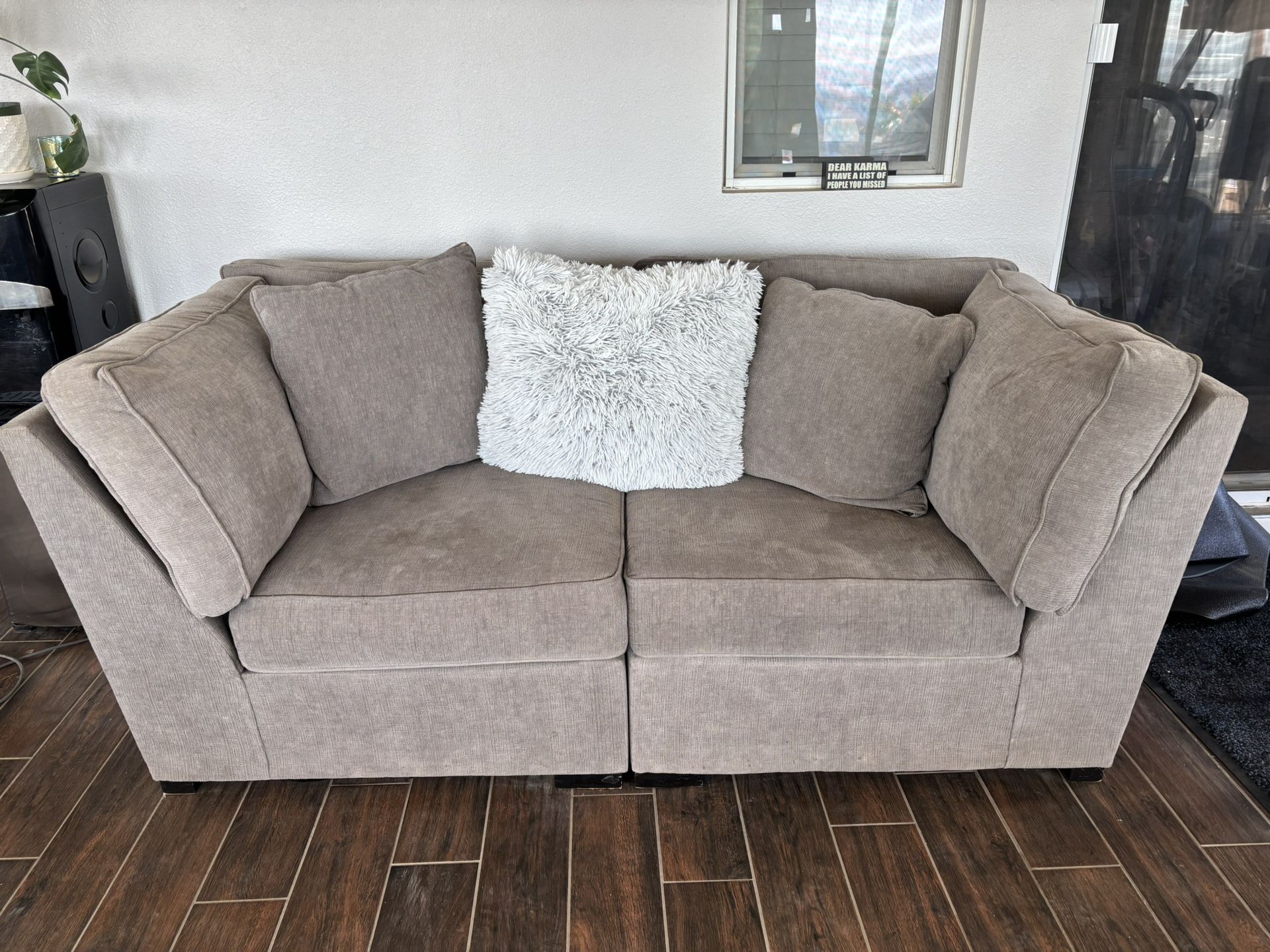 Love Seat Lil Couch N Ottoman