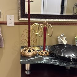 Towel And Tissue Holder 3  Pieces  