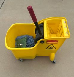 Rubbermaid Commercial Yellow Mop Bucket