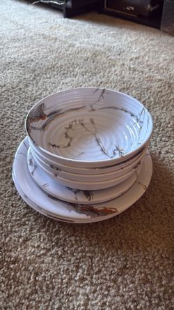 Melamine dish set