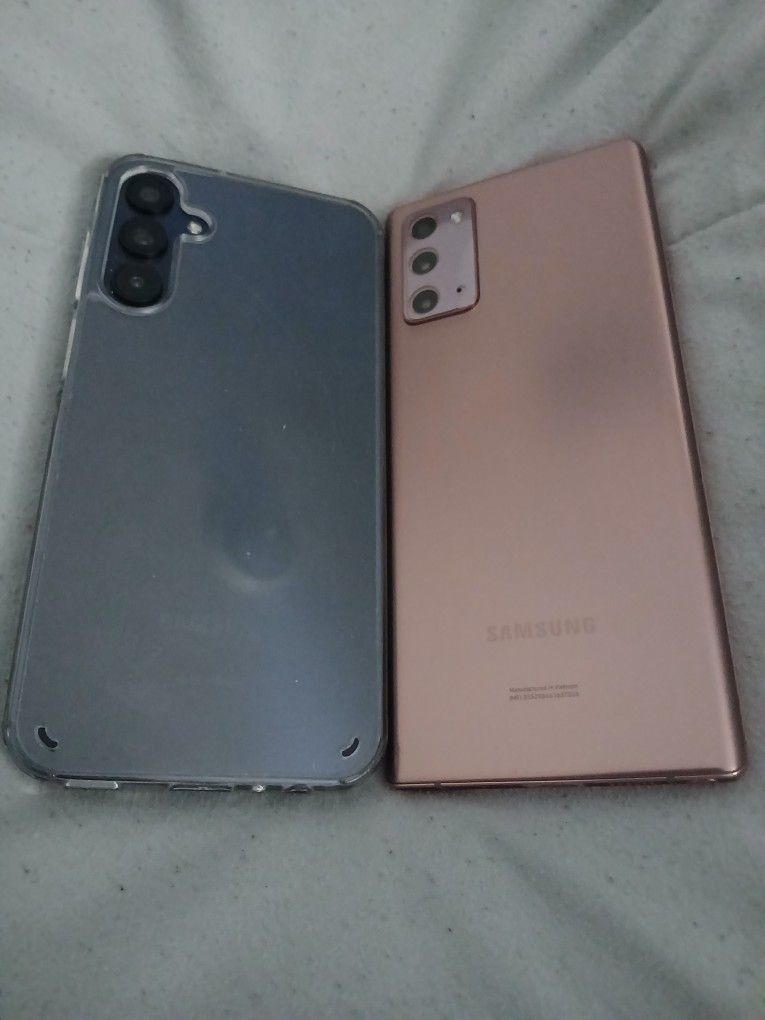 Note 20 Unlock And Galaxy A 15 Tmobile Both For $500