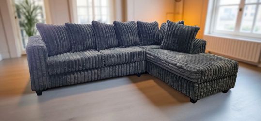 NEW DARK GREY SECTIONAL SOFA AND FREE DELIVERY ORDER HERE PAY ON ARRIVAL