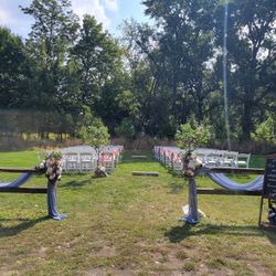 Dusty Blue Draping Fabric