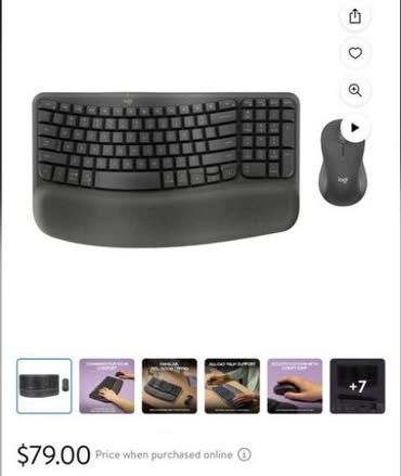 Logitech keyboard -Wave Keys MK670 Combo