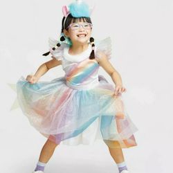 Kids Rainbow Unicorn Costume