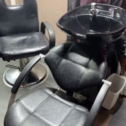 Hairstylist/Barber Salon Chair & Sink