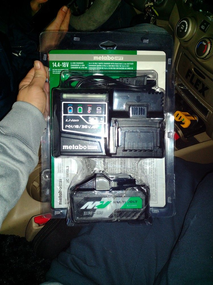 metabo Rapid Charger with Multi Bolt Li-ion Battery