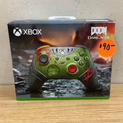 XBOX DOOM THE DARK AGES WIRELESS AND BLUETOOTH CONTROLLER.