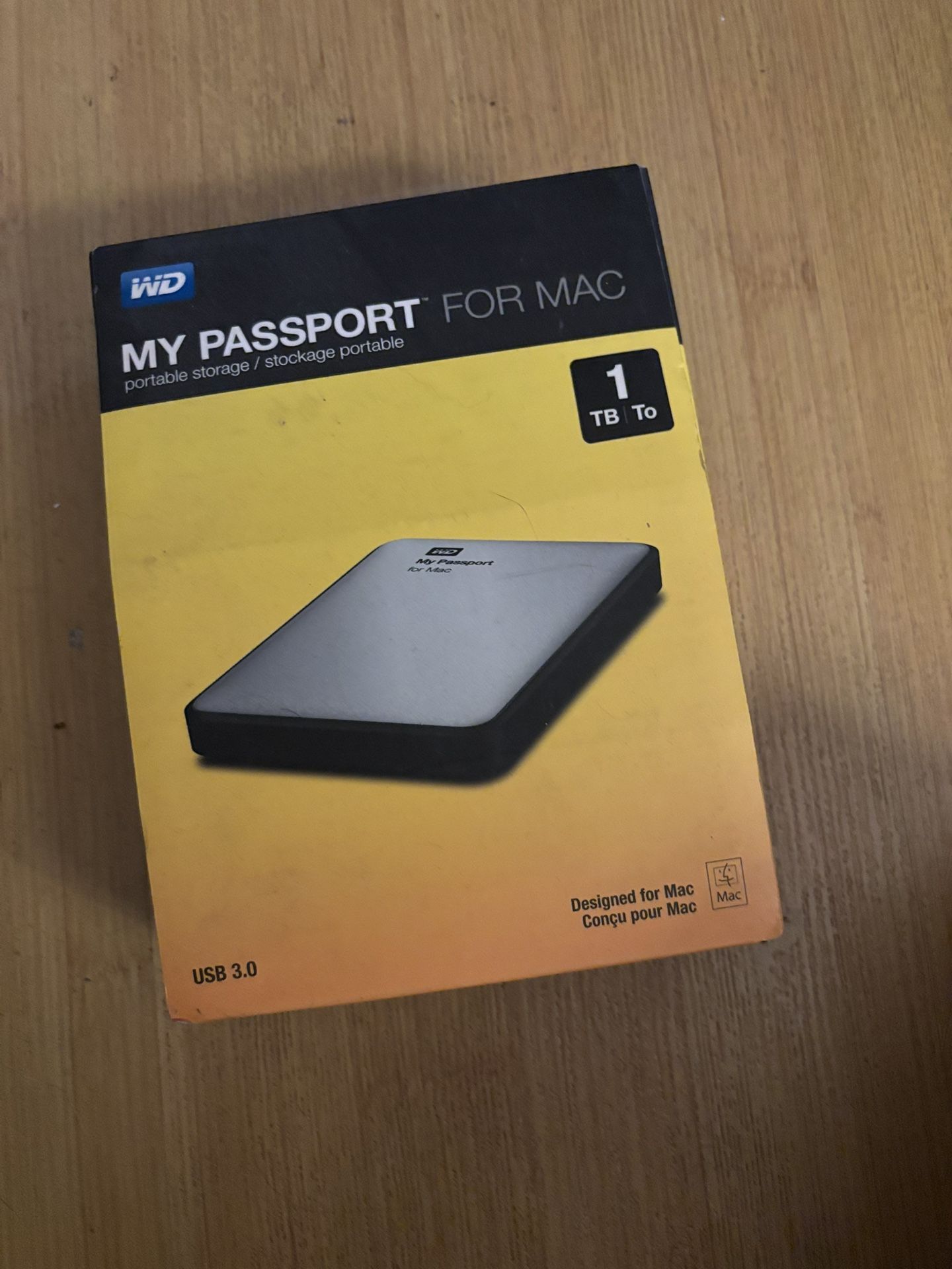 WD 1tb External Hard Drive For Mac - Storage