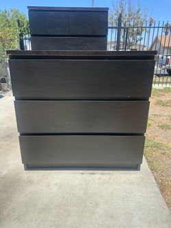 Black dresser